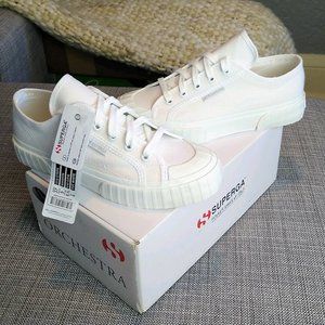 Superga 2630 Total White Size 6.5 NEW!